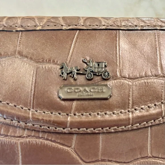 Coach Madison Mini Bag Croc Embossed - Picture 5 of 8